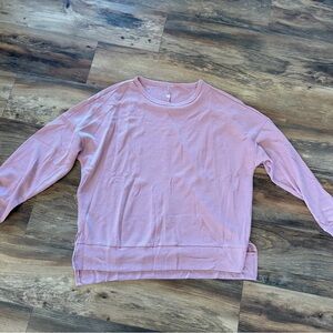 Women's Pink Long Sleeve Top